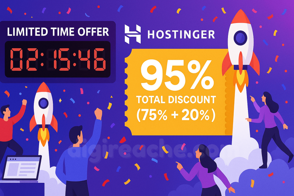 75% OFF + Extra 20% Discount on Hostinger
