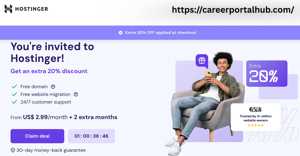 Limited Time Deal in Hostinger
